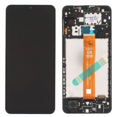 Samsung Service Pack Original LCD Display + Frame For Galaxy A12 2021 A127 | FLAT BOE B3 A127F / BOE B8 A032F