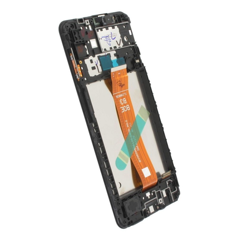 Samsung SERVICE PACK Display LCD ORIGINALE + Frame Per Galaxy A12 2021 A127 | FLAT BOE B3 A127F / BOE B8 A032F