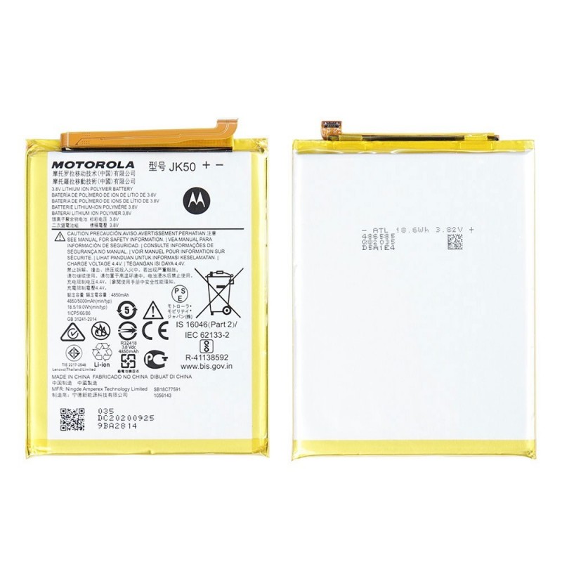  Motorola Service Pack Original JK50 Battery for Moto G50 4G / Defy (2021) / G30 / E7 Power / G10