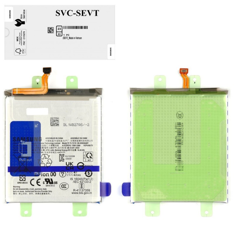 Samsung Original Battery Service Pack EB-BS926ABY for Galaxy S24 Plus SM-S926
