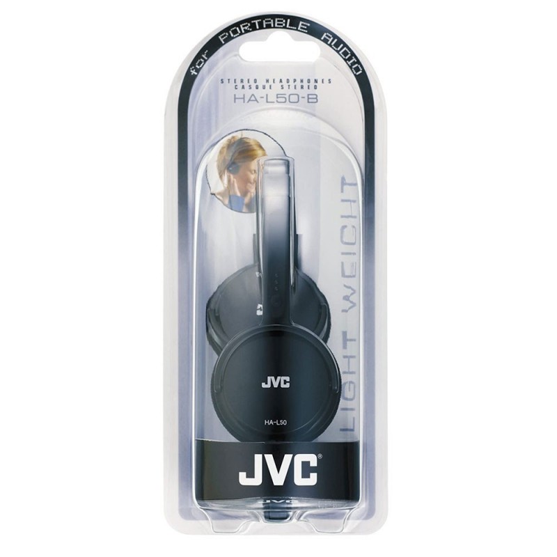 JVC HA-L50-B Cuffie Pieghevoli Sopra l'orecchio | Nero