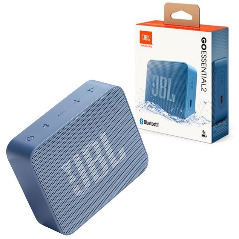 JBL GO ESSENTIAL 2 Bluetooth Speaker Portable Waterproof Speaker | Blue