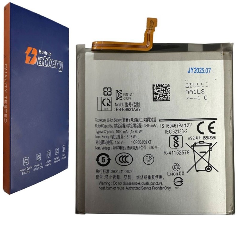 Compatible Battery for Samsung Galaxy S25 S931 EB-BS931ABE