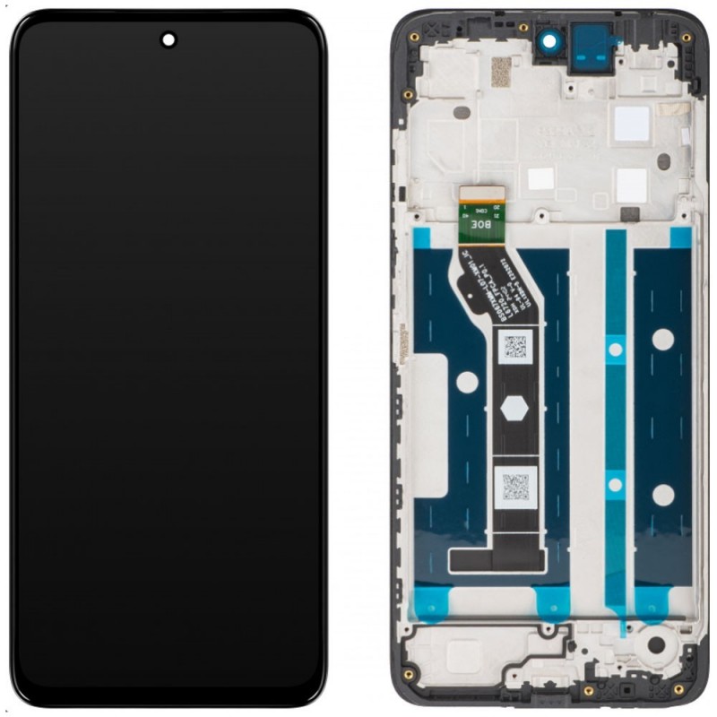  Motorola Service Pack Original LCD Display + Frame For G15 / G15 Power | Black