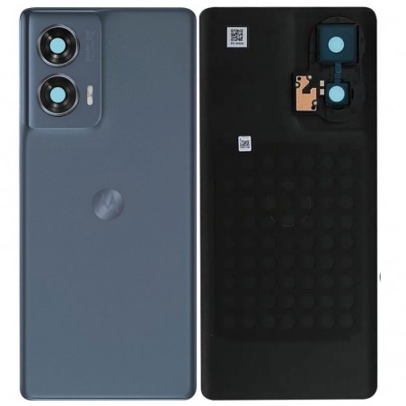 Scopri Motorola Back Cover Originale Service Pack con Camera Frame per Moto Edge 50 Fusion | Forest Blue in dettaglio