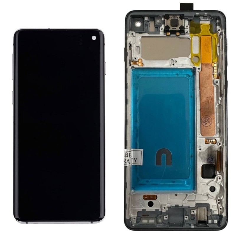 Display LCD INCELL + Frame Per Samsung Galaxy S10 SM-G973 | Nero