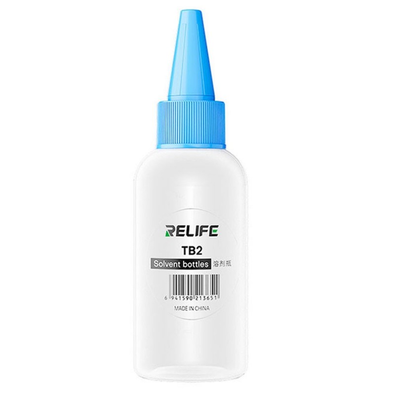 RELIFE TB2 Bottiglia per Solvente Alcool Isopropilico + Ago 