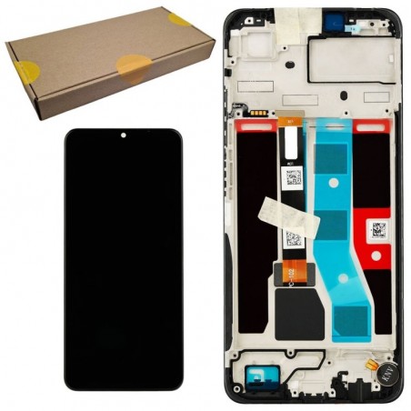  Realme Service Pack Original LCD Display + Frame For C51 | Carbon Black