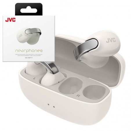 JVC HA-NP1T True Wireless Bluetooth Headphones | White