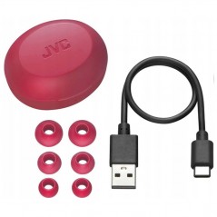 JVC HA-Z66T-RE True Wireless Bluetooth In-Ear Headphones | Gumy Mini Earphone | Red
