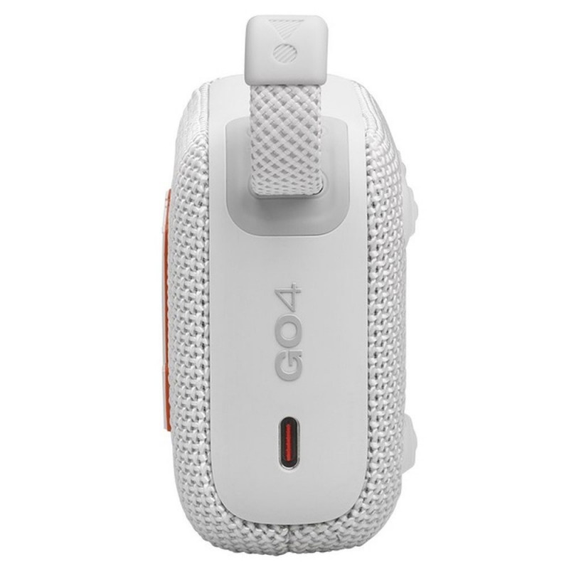 JBL GO 4 Speaker Bluetooth Cassa Portatile Waterproof e Dustproof IP67 | Bianco