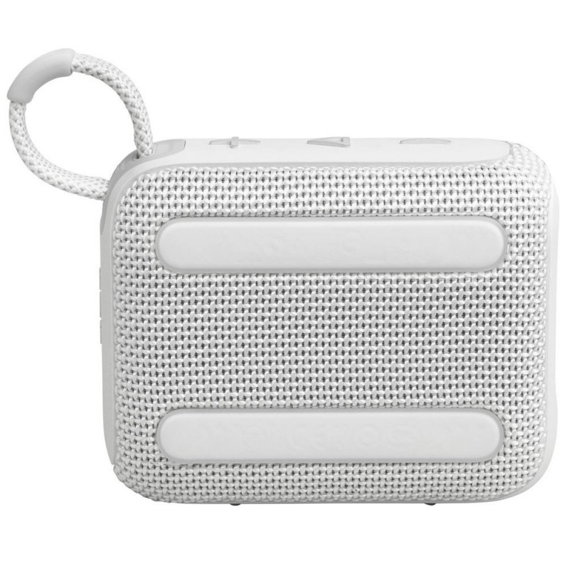 JBL GO 4 Bluetooth Speaker Portable Waterproof and Dustproof IP67 Case | White