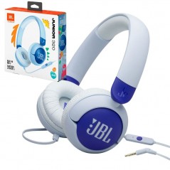 JBL JR320 Cuffie per Bambini a Padiglione con Filo Jack 3 5 Blu