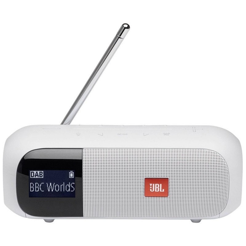 JBL TUNER 2 Speaker Bluetooth Con Radio FM/DAB/DAB+ | Bianco JBL TUNER 2 Speaker Bluetooth Con Radio FM/DAB/DAB+ | Bianco