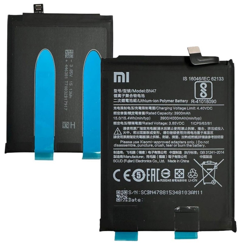 Xiaomi Service Pack Battery BN47 for MI A2 LITE 4000MAH