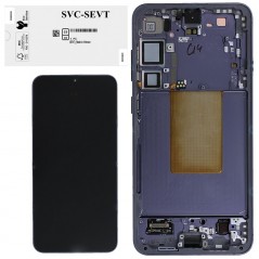 Samsung Service Pack Original LCD Display + Frame For Galaxy S24 Plus 5G 2024 S926 VIOLET ASSEMBLED
