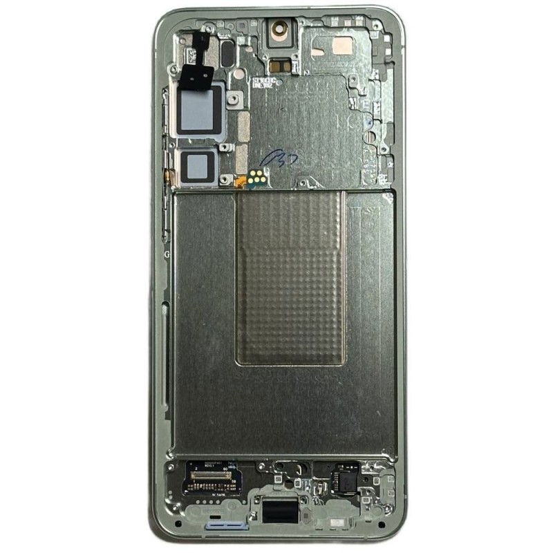 Samsung SERVICE PACK Display LCD ORIGINALE + Frame Per Galaxy S24 Plus 5G 2024 S926 GREEN ASSEMBLED