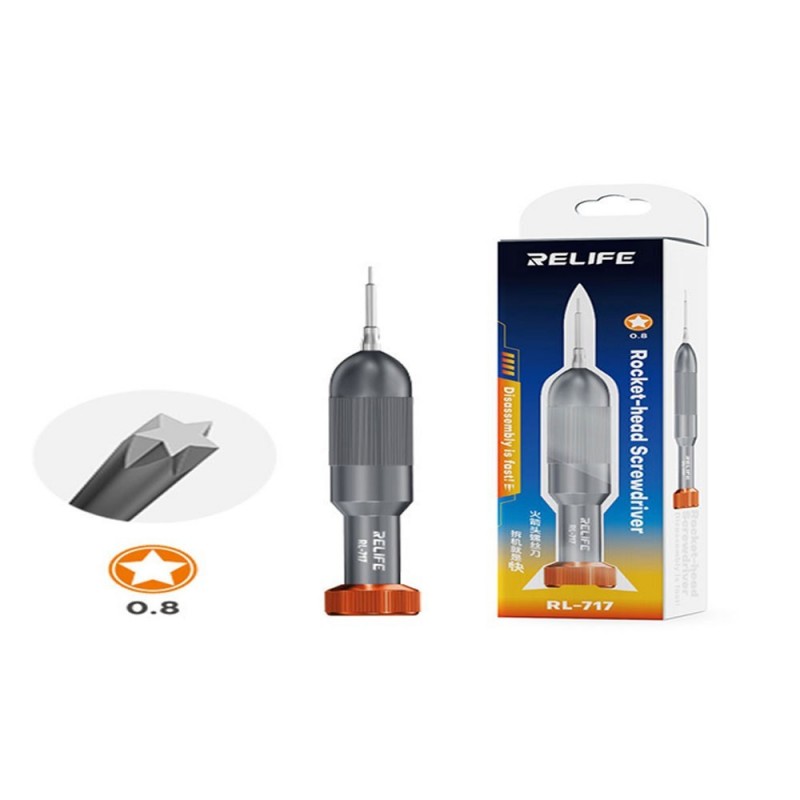 RELIFE RL-717 Rocket Head Screwdriver Screwdriver /* 0.8
