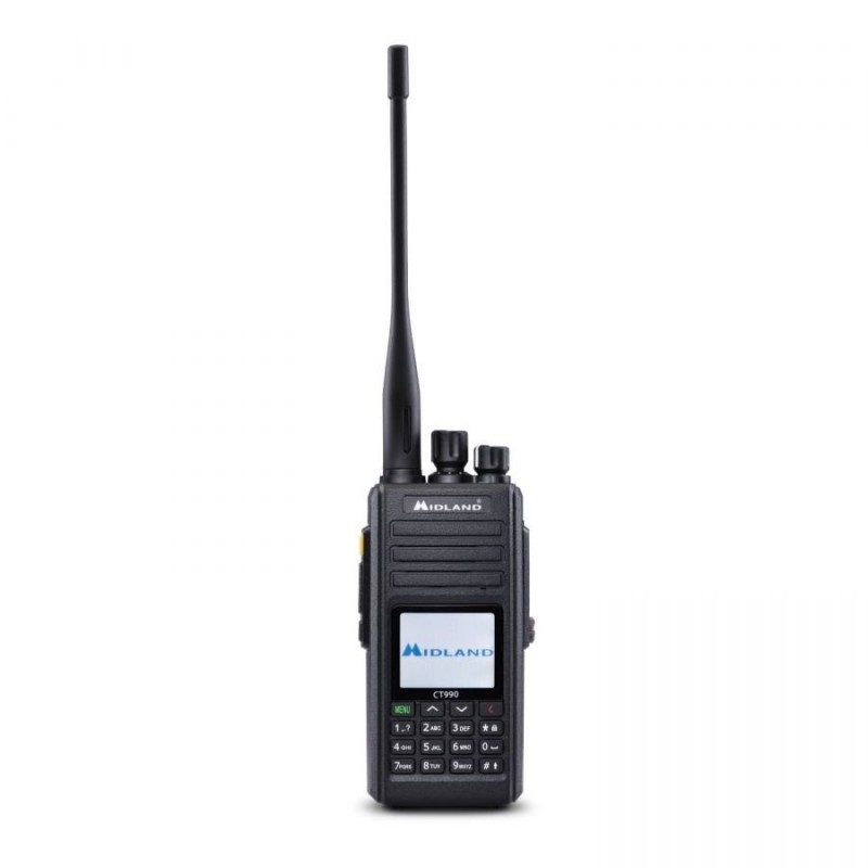 MIDLAND CT990 EBR Portable 10W IP67 Dual Band VHF/UHF Radio Transceiver
