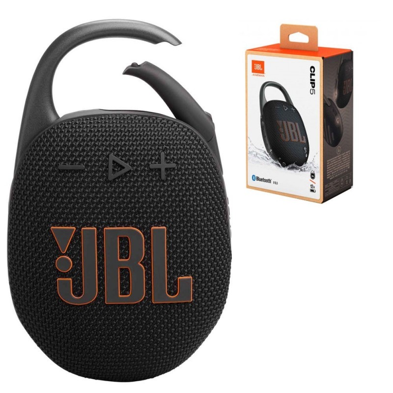 JBL CLIP 5 Eco Speaker Bluetooth Cassa Portatile Waterprood e Dustproof IP67 | Nero