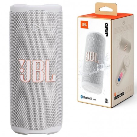 JBL GRIP Bluetooth Speaker Waterproof Dustproof IP67 Speaker | White