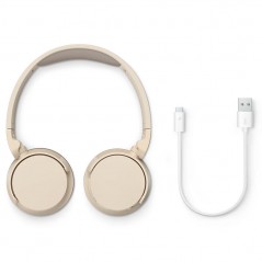 PHILIPS TAH3209BG 00 Cuffie a Padiglione 32mm Bluetooth Over Ear Beige