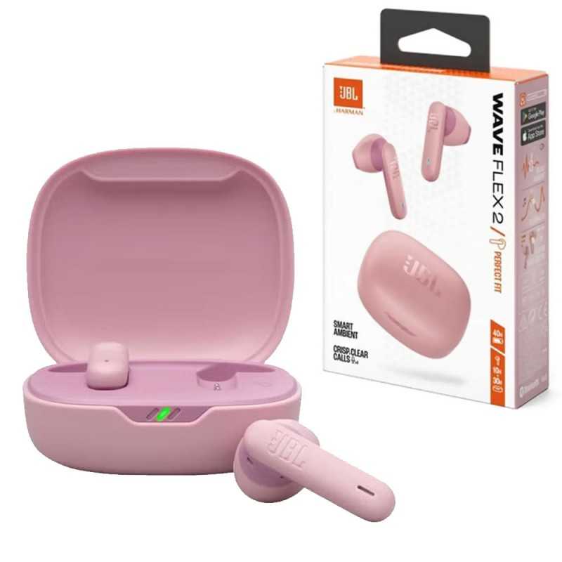 JBL Wave Flex 2 True Wireless Noise Canceling Earphones | Pink