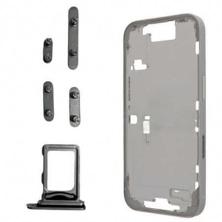 Middle Frame Telaio con Carrello Sim e Tasti Laterali per Apple iPhone 16 P