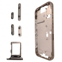 Middle Frame Telaio con Carrello Sim e Tasti Laterali per Apple iPhone 16 P