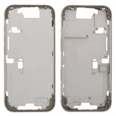 Middle Frame Telaio con Carrello Sim e Tasti Laterali per Apple iPhone 16 Pro | Gold