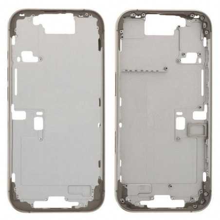 Middle Frame with SIM Tray and Side Buttons for iPhone 16 Pro Gold