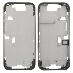 Middle Frame with SIM Tray and Side Buttons for iPhone 16 Pro Black