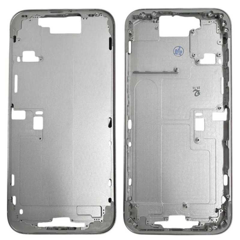 Middle Frame with SIM Tray and Side Buttons for iPhone 16 Pro Max | White