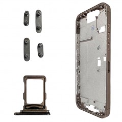 Middle Frame Telaio con Carrello Sim e Tasti Laterali per Apple iPhone 16 P
