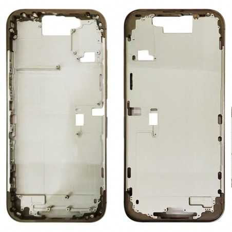 Middle Frame with SIM Tray and Side Buttons for iPhone 16 Pro Max | Gold