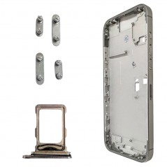 Middle Frame with SIM Tray and Side Buttons for iPhone 16 Pro Max | Natural