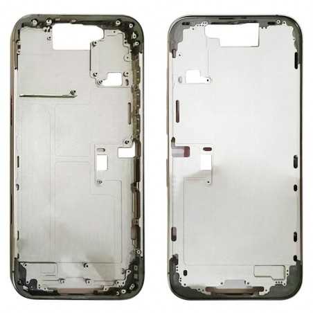 Middle Frame Telaio con Carrello Sim e Tasti Laterali per Apple iPhone 16 Pro Max | Natural