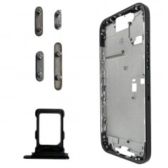 Middle Frame with SIM Tray and Side Buttons for iPhone 16 Pro Max | Black
