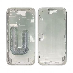 Middle Frame Telaio con Carrello Sim e Tasti Laterali per Apple iPhone 16 Plus | Bianco