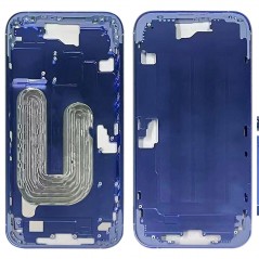 Middle Frame Telaio con Carrello Sim e Tasti Laterali per Apple iPhone 16 Plus | Blue