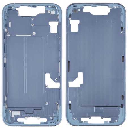Middle Frame with SIM Tray and Side Buttons for iPhone 14 | Blue