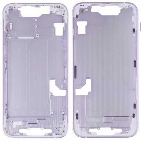 Middle Frame iPhone 14 with SIM Tray and Side Buttons for Apple | Purple