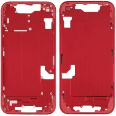 Middle Frame Telaio con Carrello Sim e Tasti Laterali per Apple iPhone 14 | Rosso