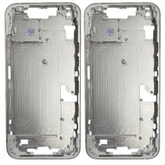 Middle Frame with SIM Tray and Side Buttons for iPhone 14 Plus | White