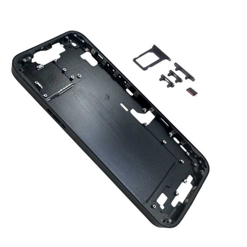 Middle Frame iPhone 14 Plus with SIM Tray and Side Buttons for Apple | Black