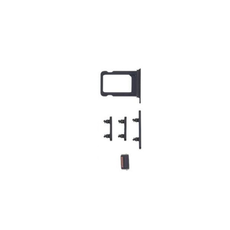 Middle Frame iPhone 14 Plus Telaio con Carrello Sim e Tasti Laterali per Apple | Nero
