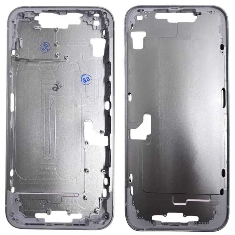 Middle Frame iPhone 14 Plus Telaio con Carrello Sim e Tasti Laterali per Apple | Purple