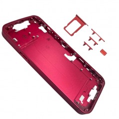 Middle Frame iPhone 14 Plus with SIM Tray and Side Buttons for Apple | Red