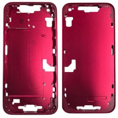 Middle Frame iPhone 14 Plus Telaio con Carrello Sim e Tasti Laterali per Apple | Rosso