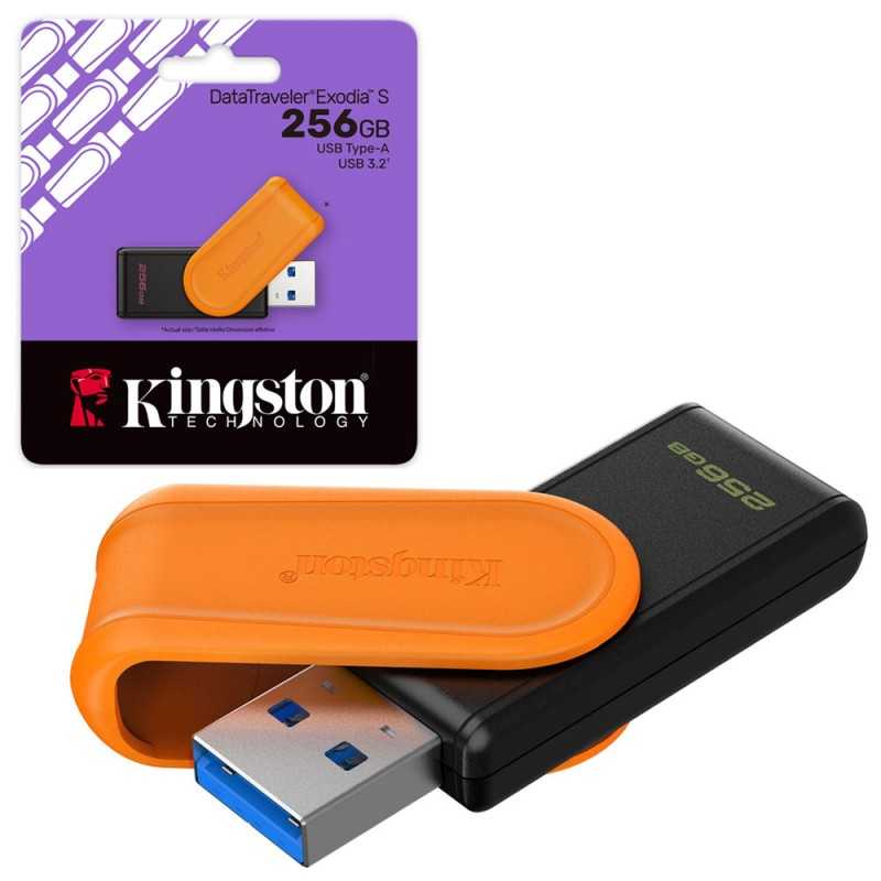 Kingston DataTraveler Exodia S 256GB USB 3.2 Gen 1 – Pen Drive Veloce